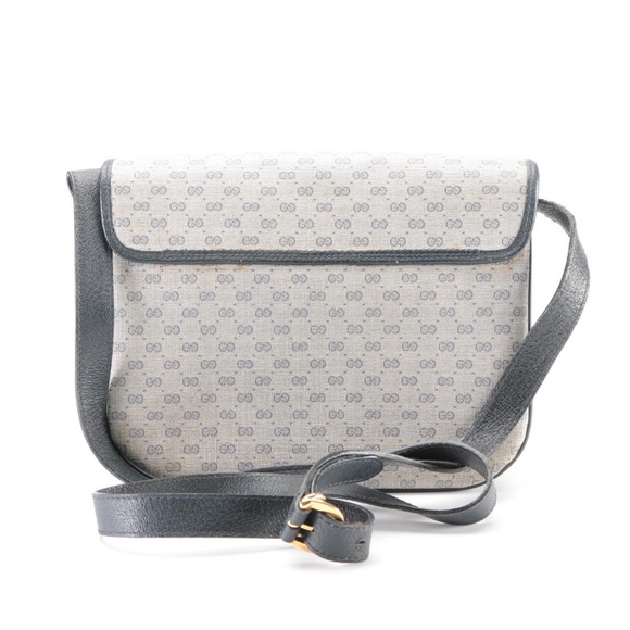 ⭐️ Vintage 1980’s Gucci Coated Canvas Leather Bag - Picture 4 of 16